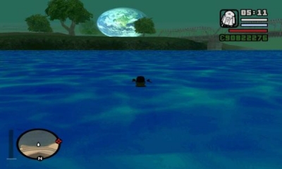 Neues Wasser und Mond
